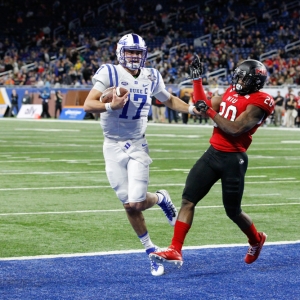 Duke Blue Devils quarterback Daniel Jones