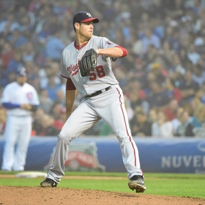 Washington Nationals starting pitcher Doug Fister