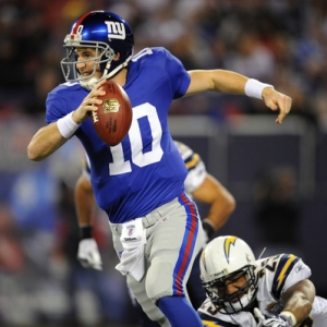 New York Giants quarterback Eli Manning