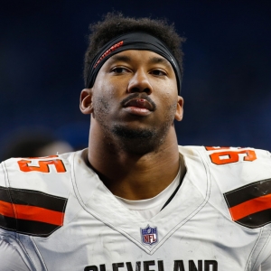 Cleveland Browns defensive lineman Myles Garrett