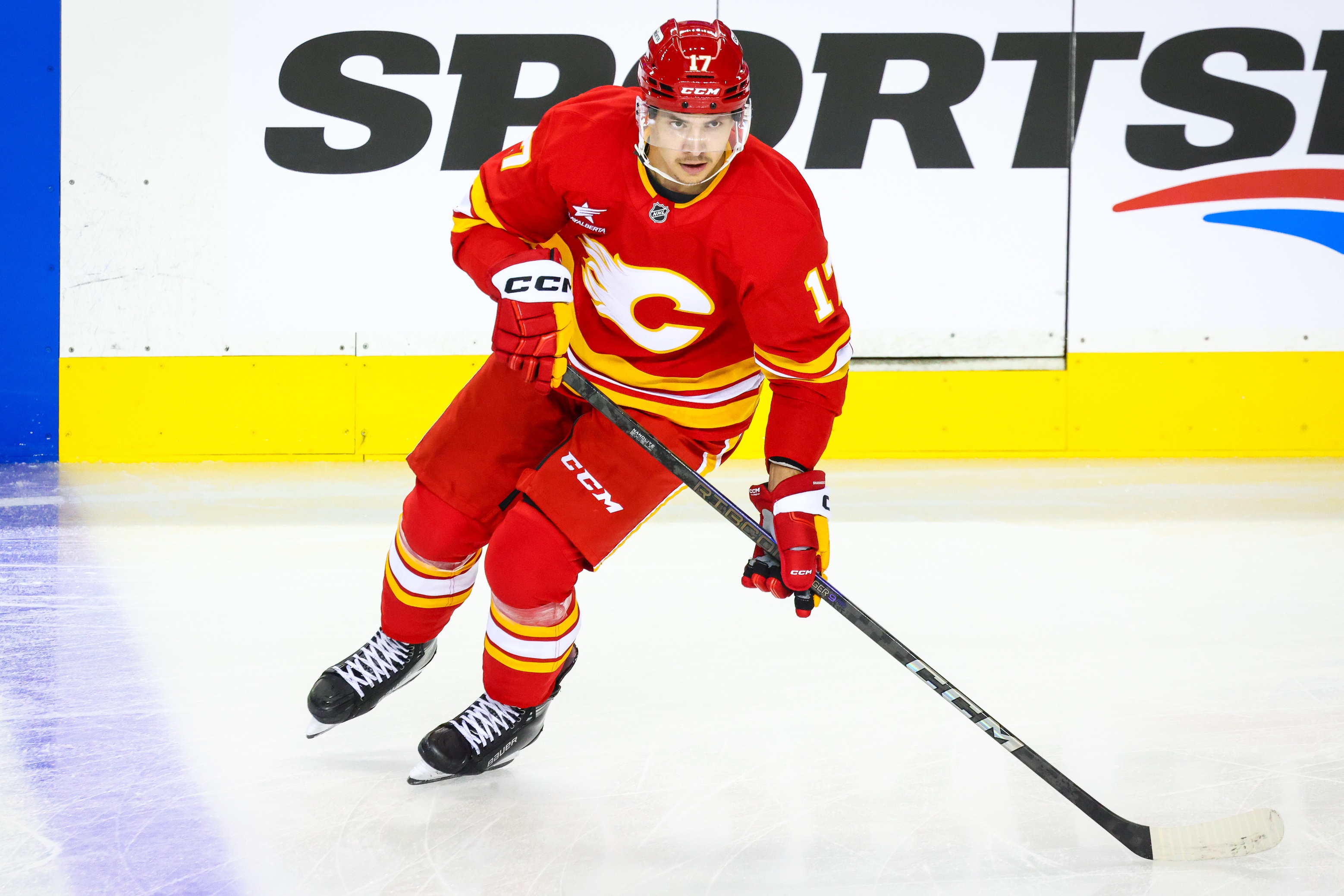 Calgary Flames predictions Yegor Sharangovich 