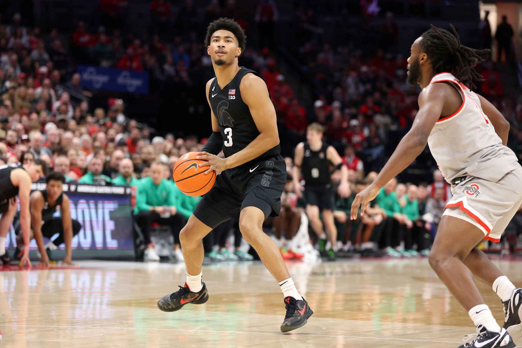 college basketball picks Jaden Akins Michigan State Spartans predictions best bet odds