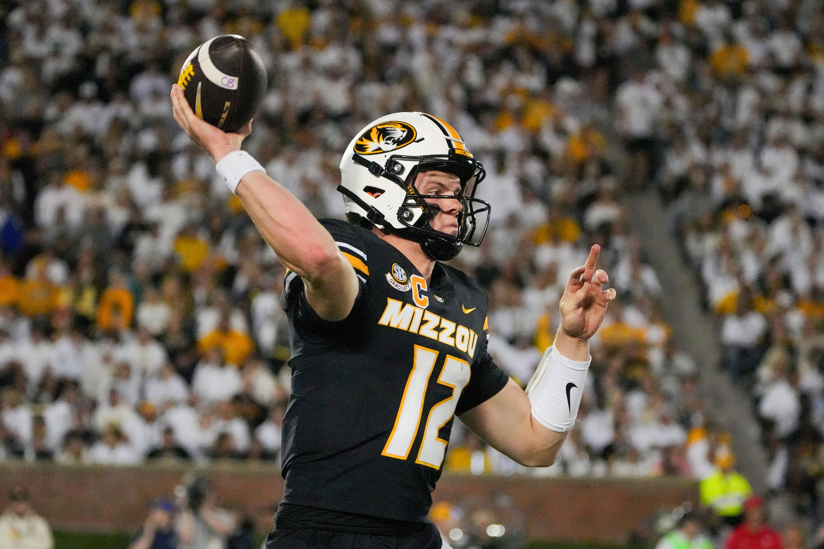 college football picks Brady Cook Missouri Tigers predictions best bet odds