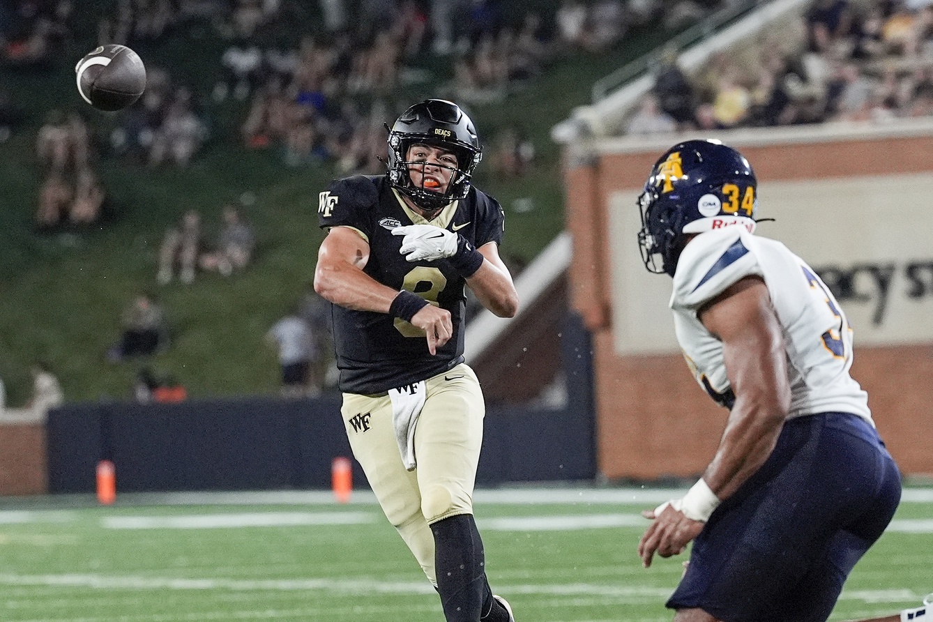 college football picks Hank Bachmeier Wake Forest Demon Deacons predictions best bet odds