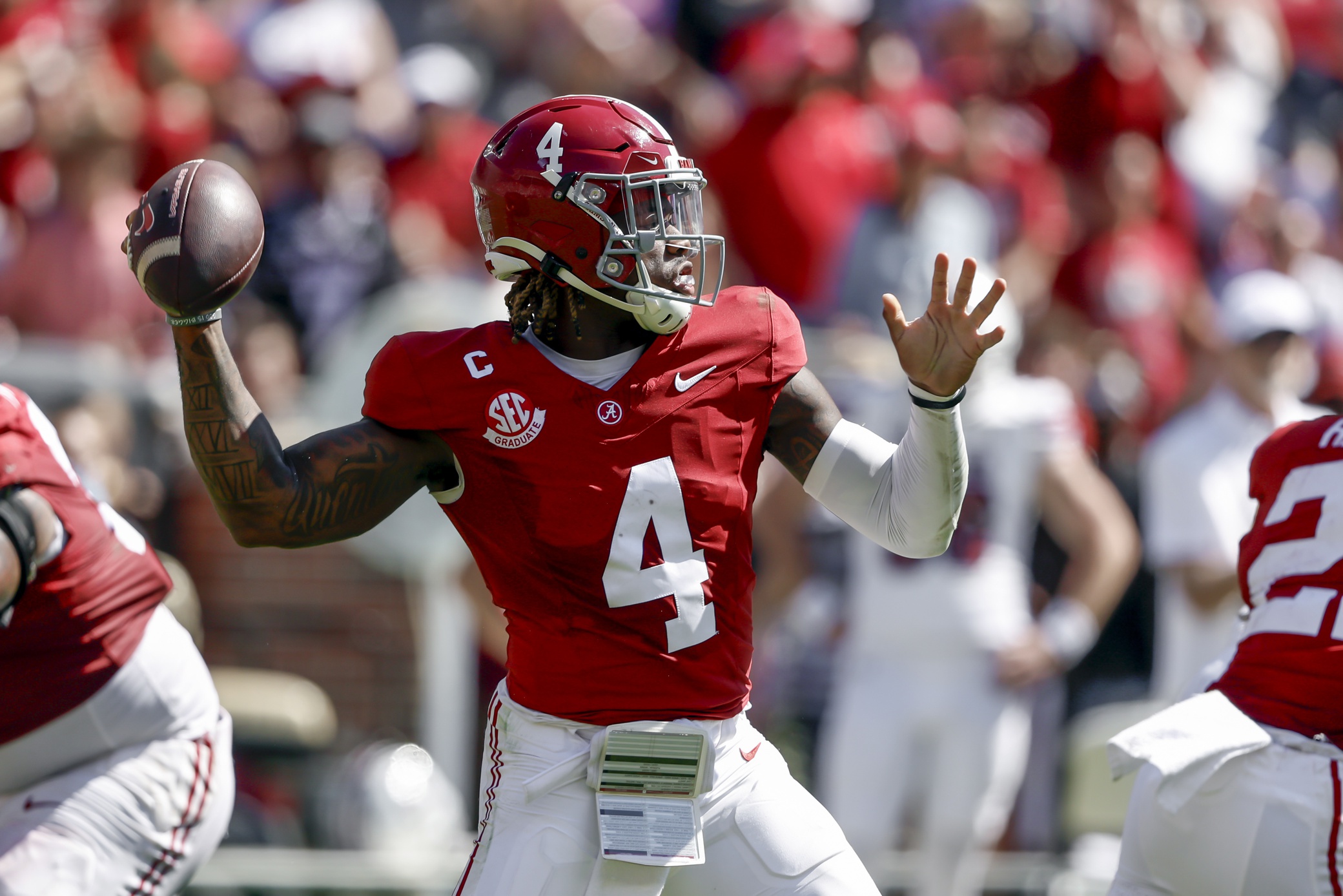 college football picks Jalen Milroe Alabama Crimson Tide predictions best bet odds