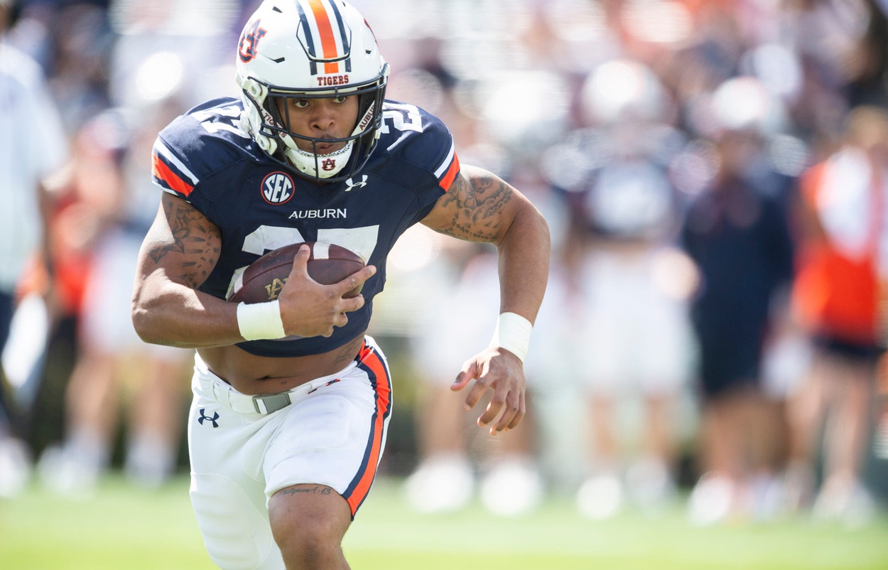 college football picks Jarquez Hunter Auburn Tigers predictions best bet odds