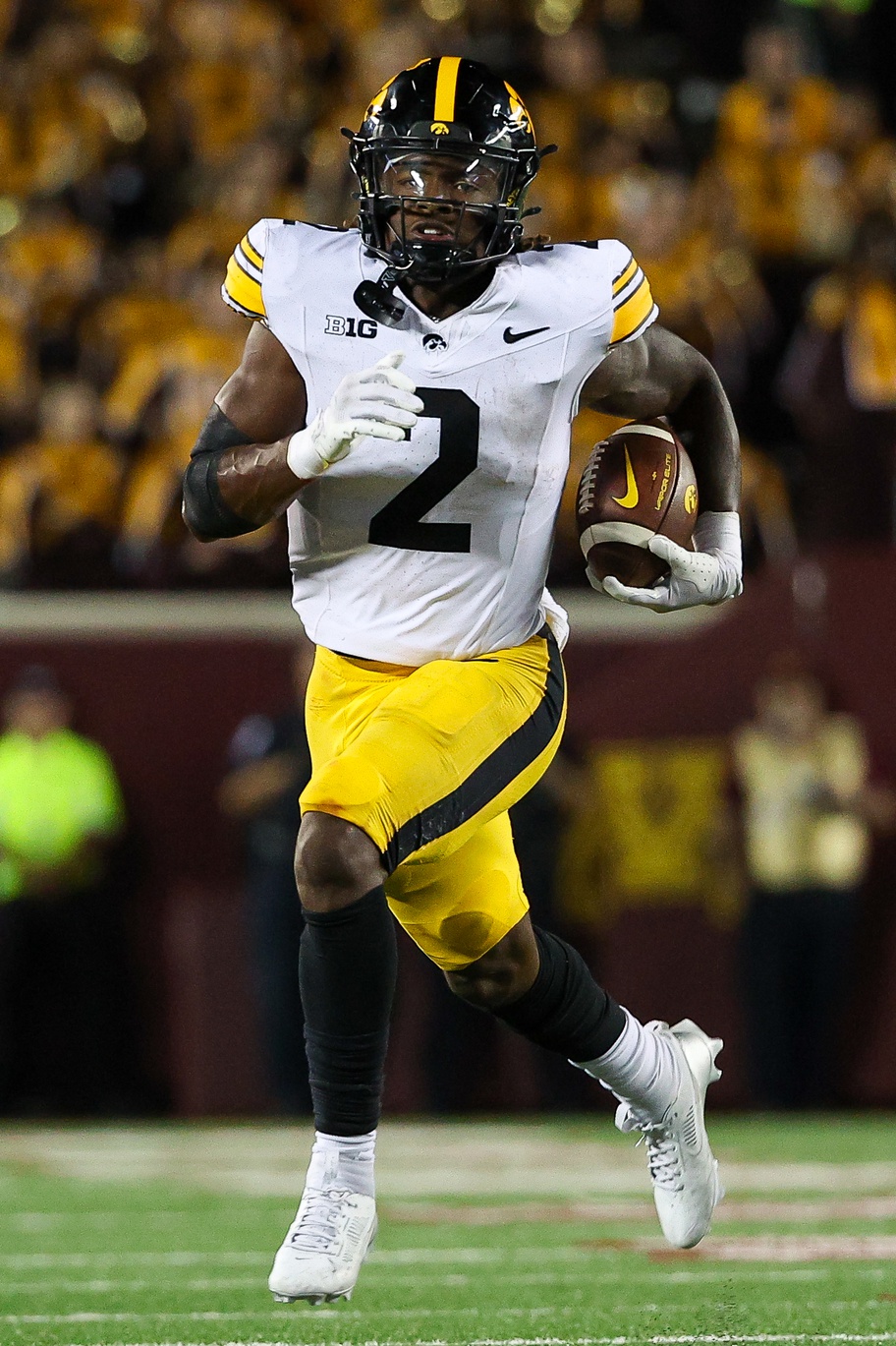 college football picks Kaleb Johnson Iowa Hawkeyes predictions best bet odds