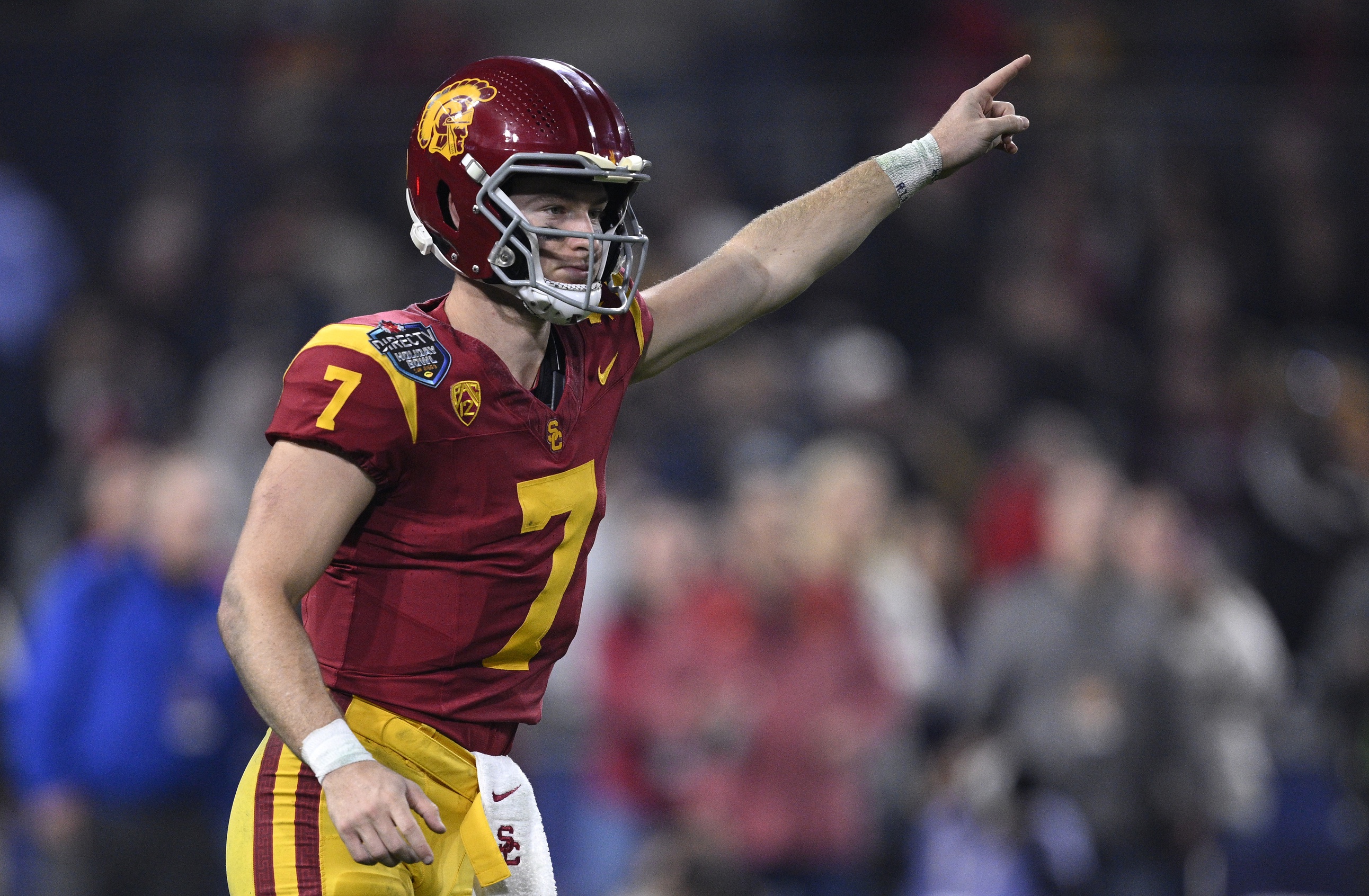 college football picks Miller Moss USC Trojans predictions best bet odds