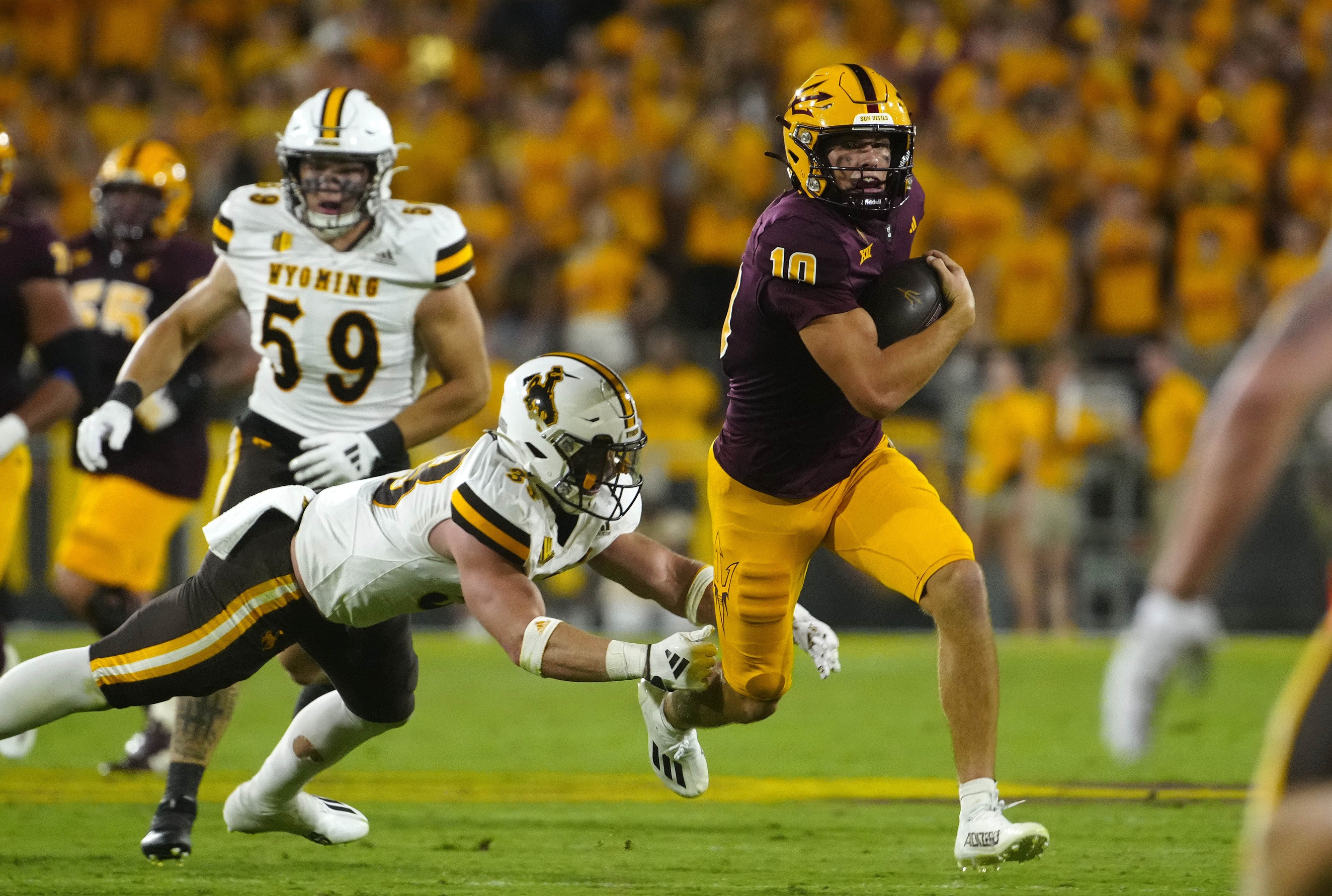 college football picks Sam Leavitt Arizona State Sun Devils predictions best bet odds