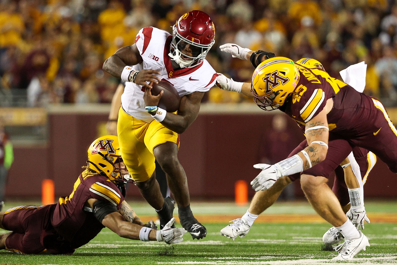 college football picks Woody Marks USC Trojans predictions best bet odds