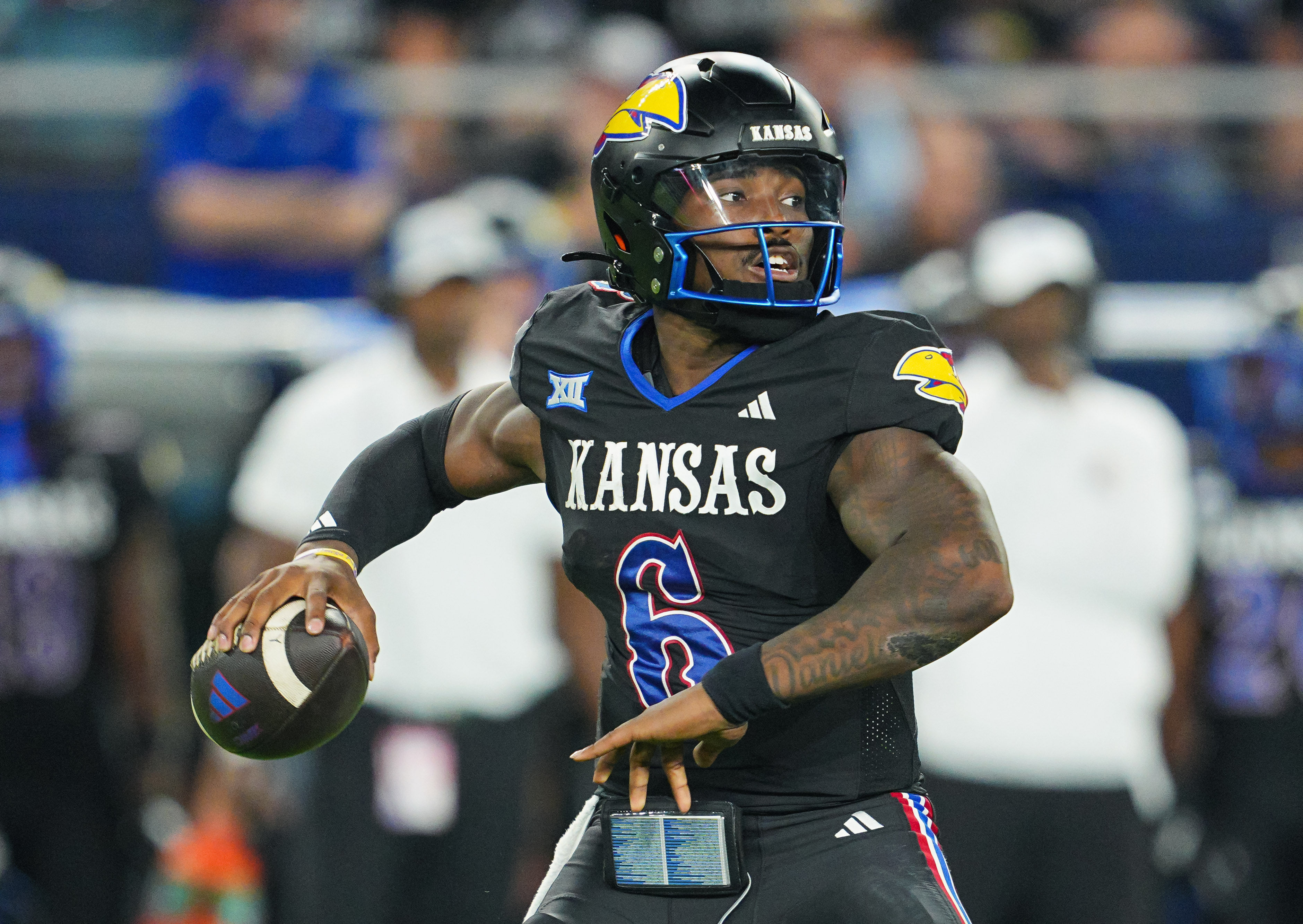 College football predictions and opening line report Week 4 Jalon Daniels Kansas Jayhawks