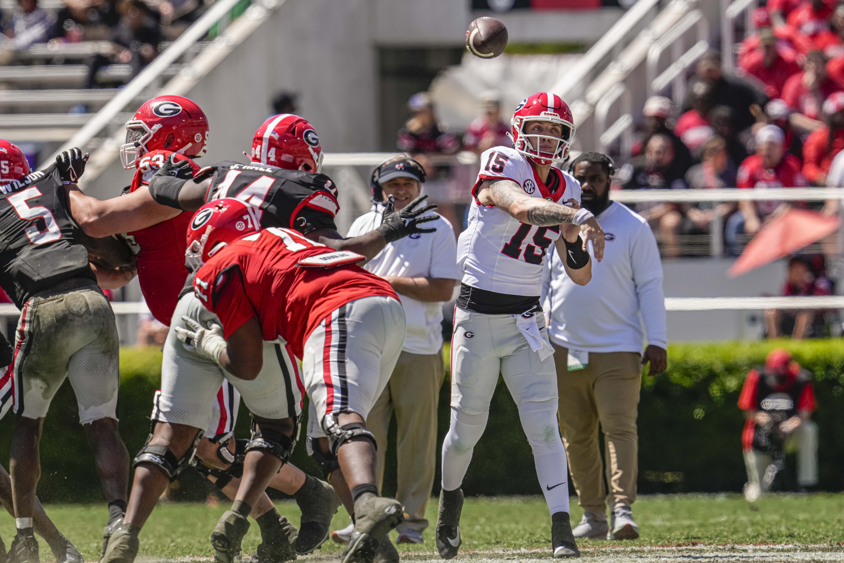 Georgia Bulldogs football predictions Carson Beck 