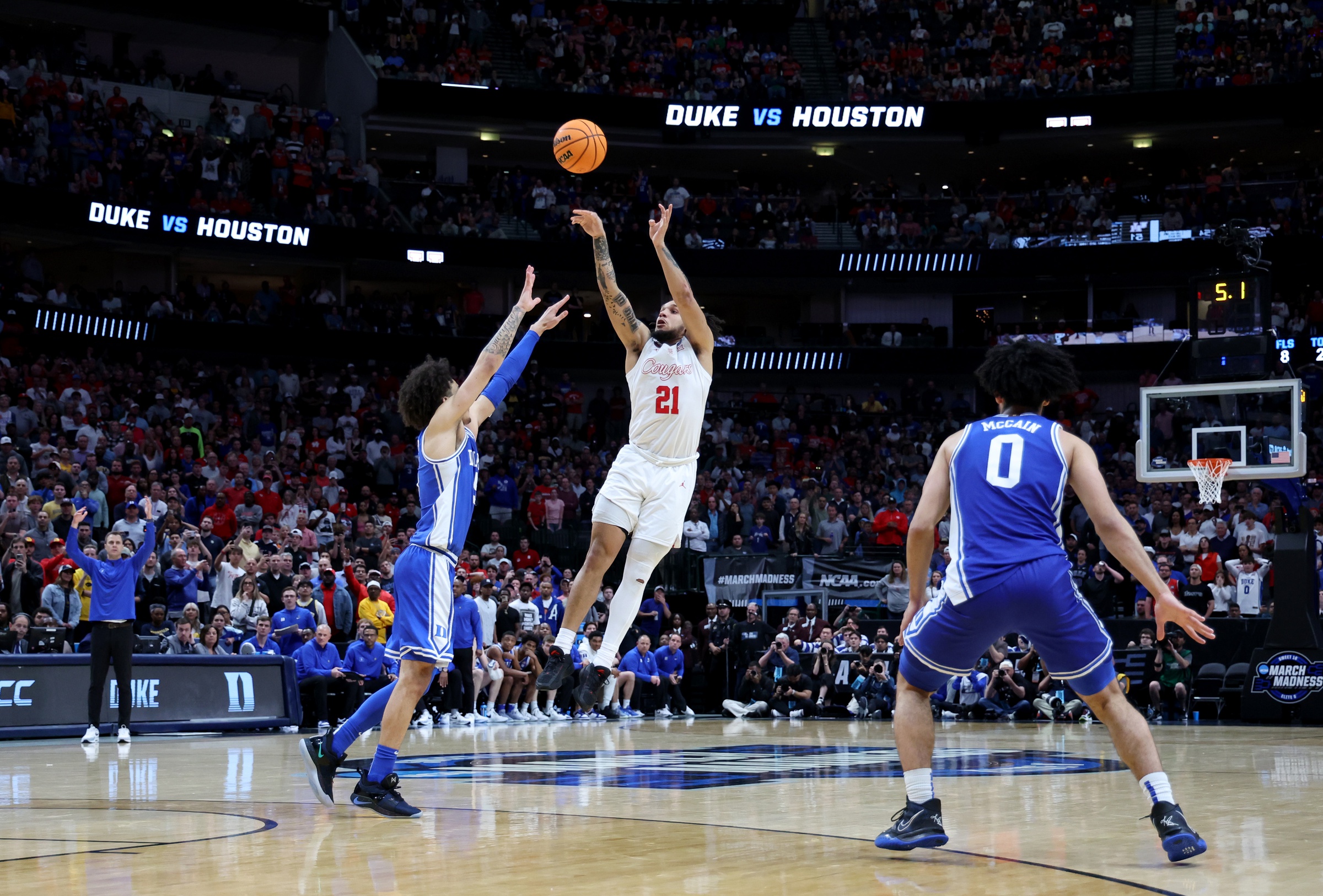 Houston Cougars basketball predictions Emanuel Sharp