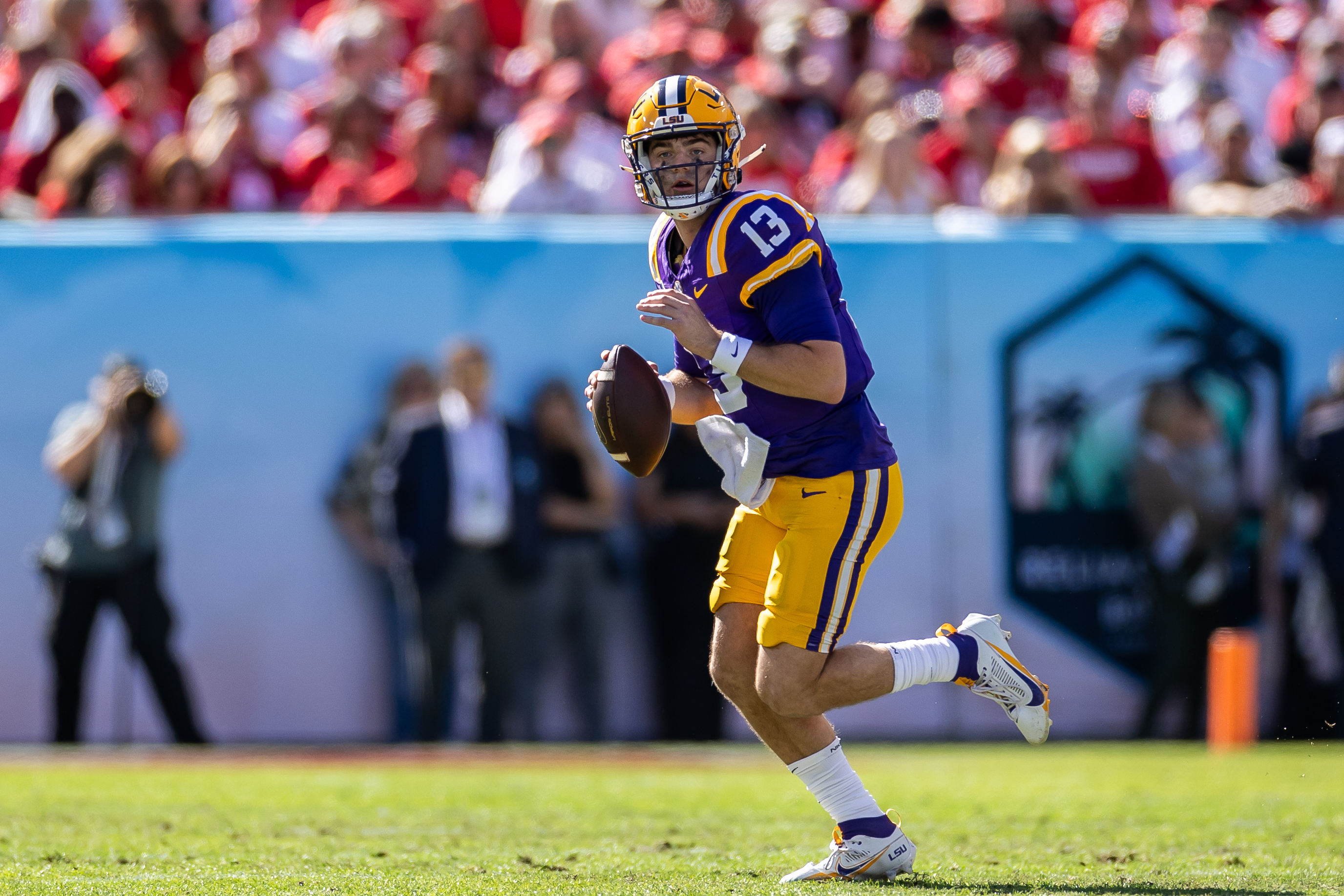 LSU Tigers football predictions Garrett Nussmeier 