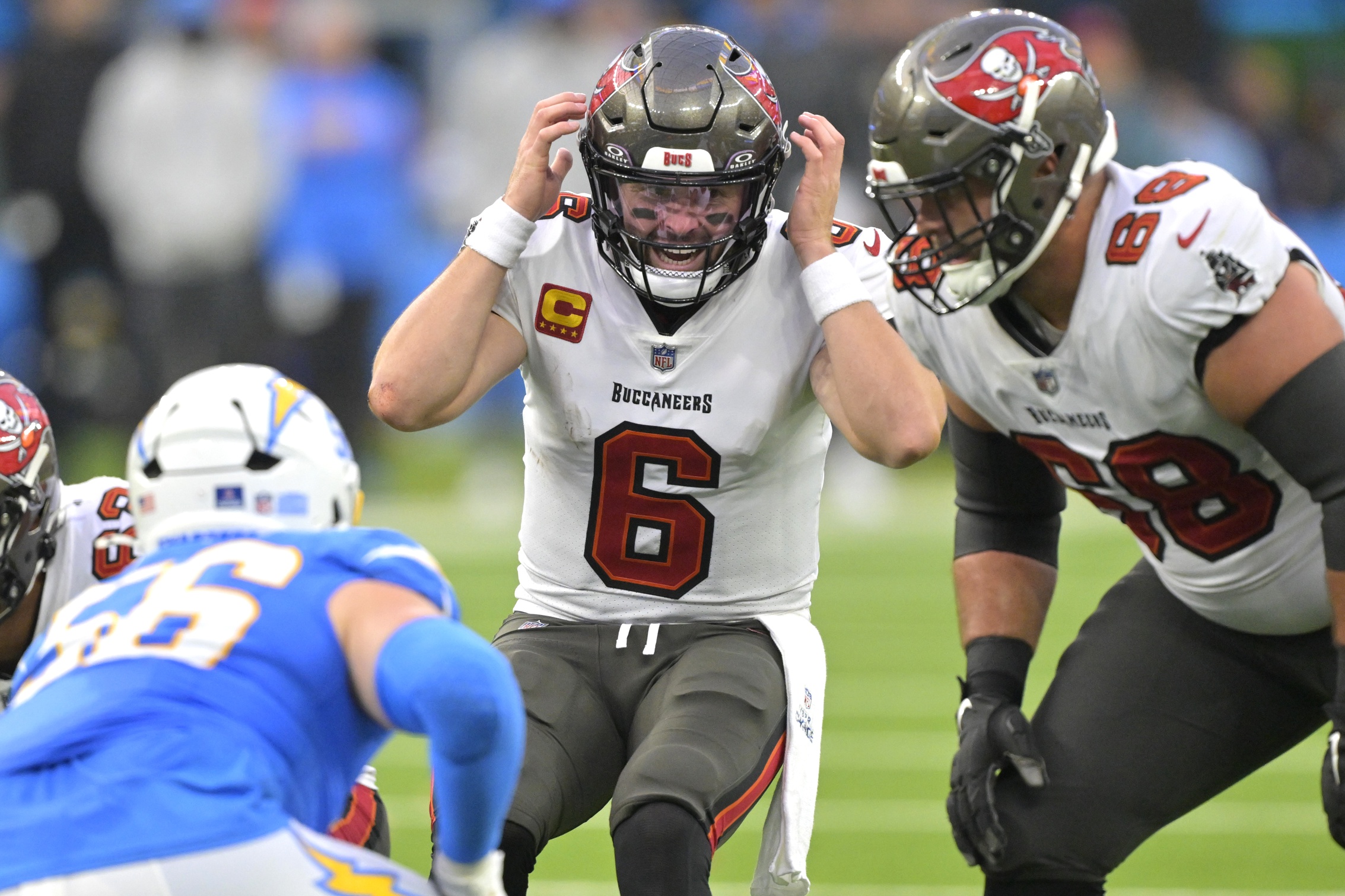 NFL betting predictions Week 16 opening line report Baker Mayfield Tampa Bay Buccaneers