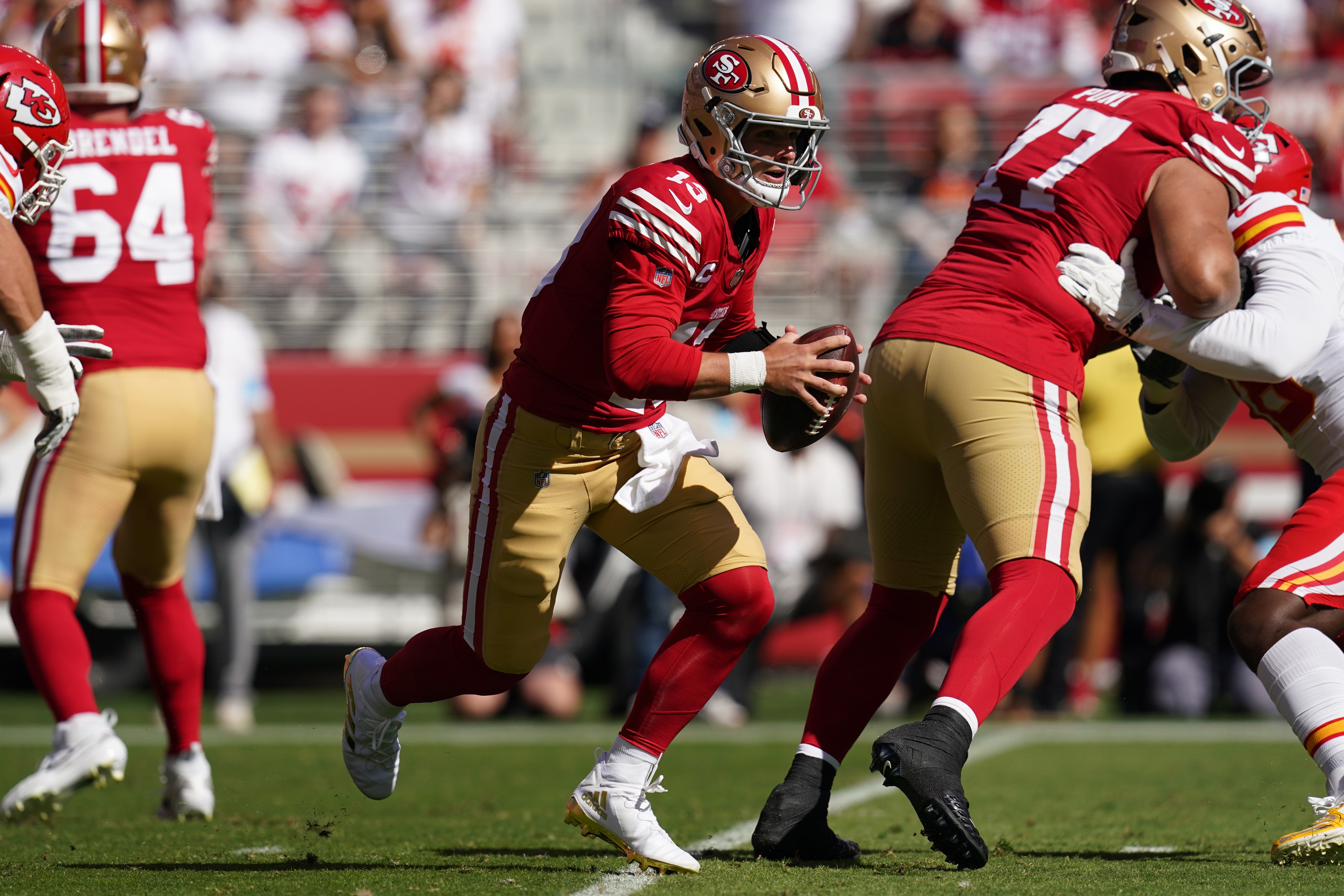 NFL betting predictions Week 8 Opening Line Report Brock Purdy San Francisco 49ers