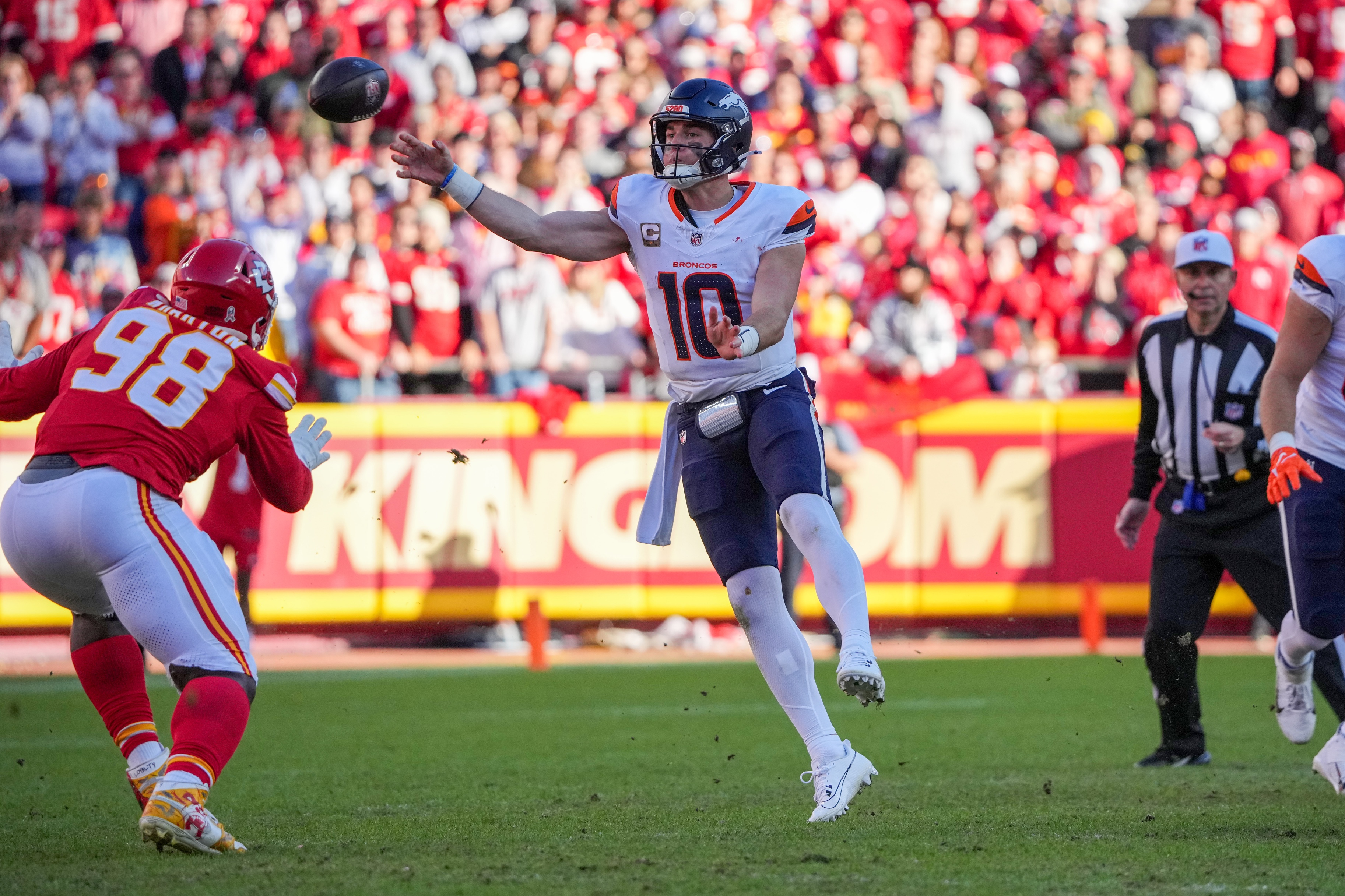 NFL confidence pool picks Week 11 Bo Nix Denver Broncos