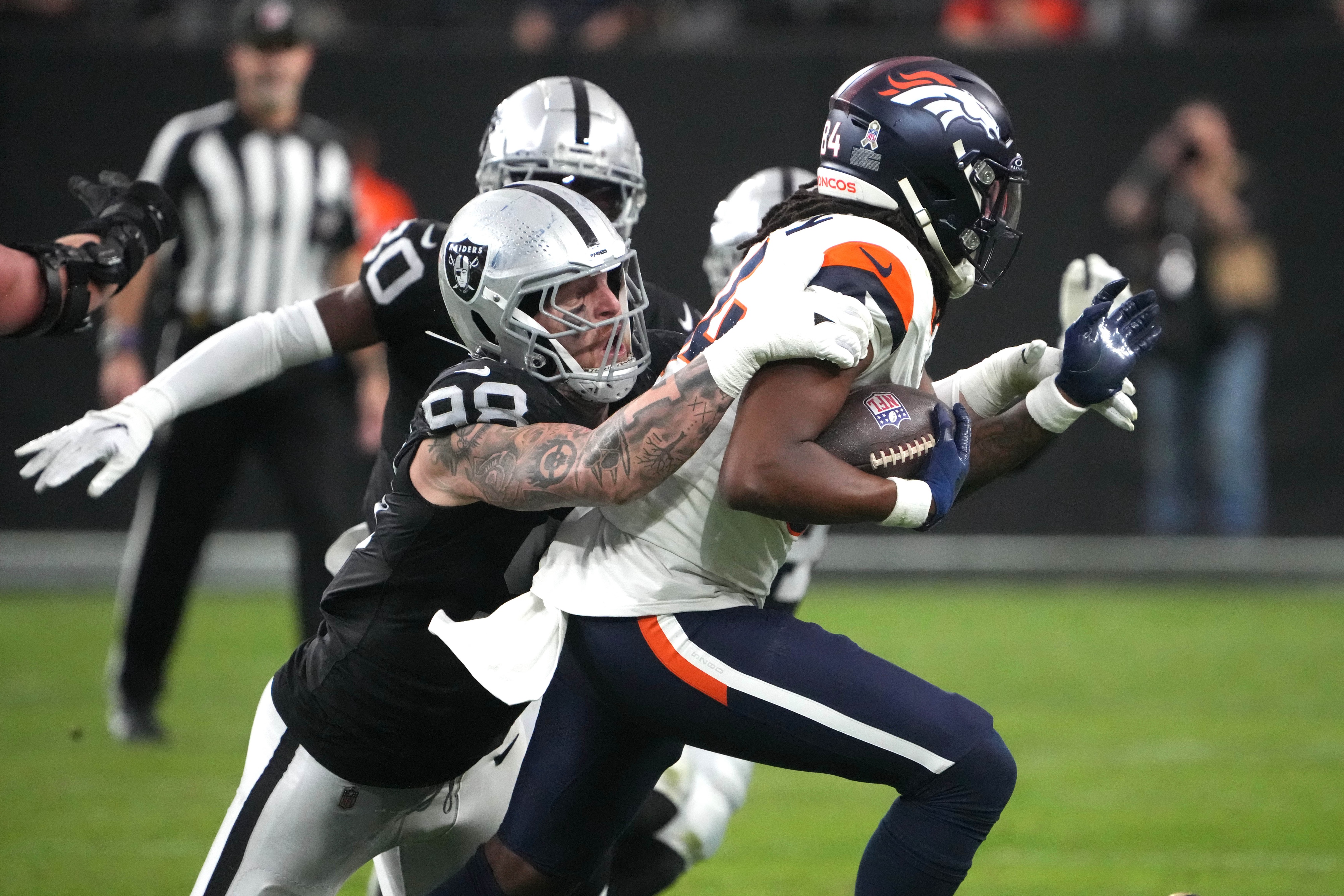 NFL confidence pool picks Week 13 Maxx Crosby Las Vegas Raiders