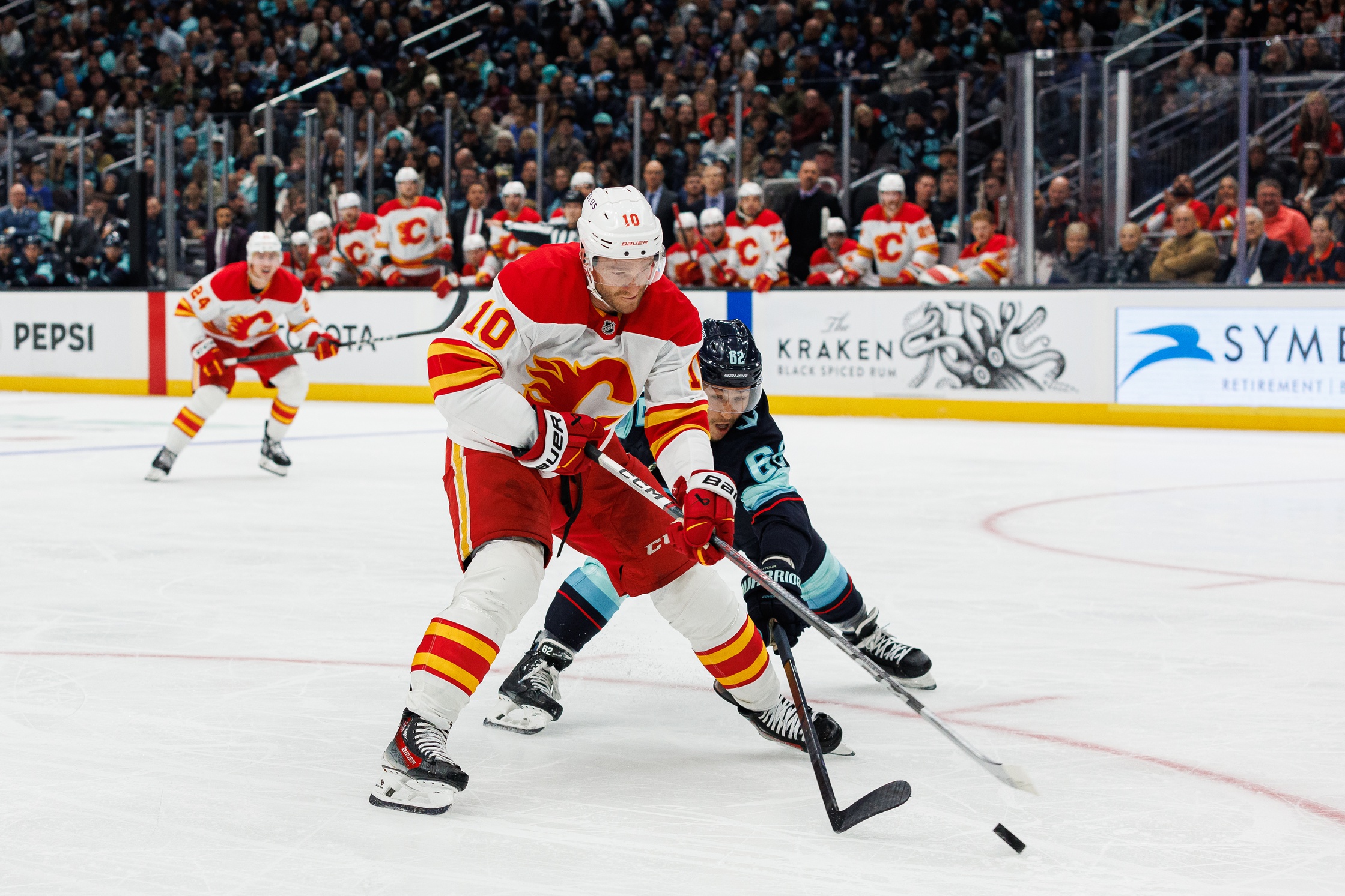 NHL hot and cold betting teams moneyline and ATS Jonathan Huberdeau Calgary Flames