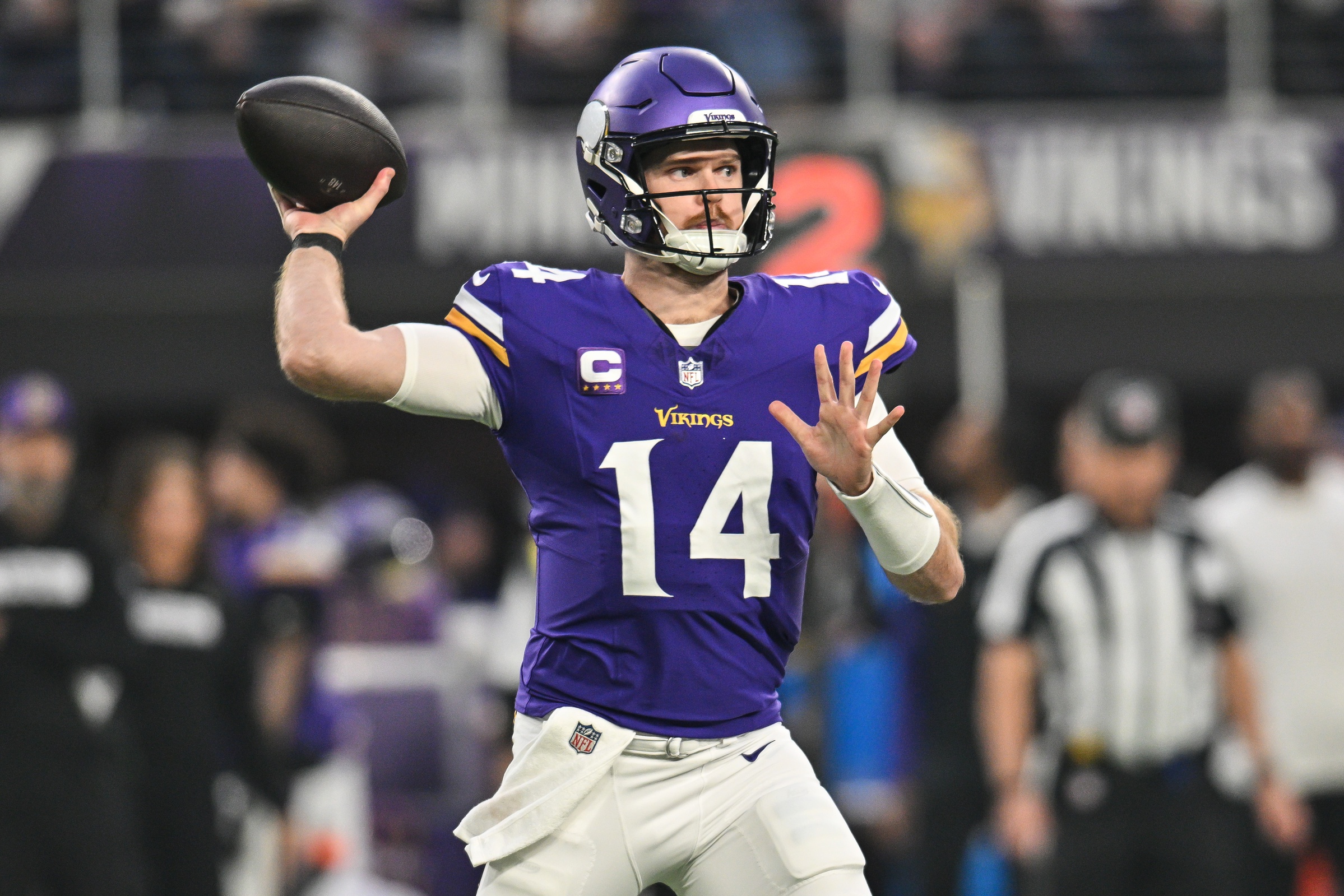 Sunday Night Football picks for Minnesota Vikings vs Detroit Lions Sam Darnold