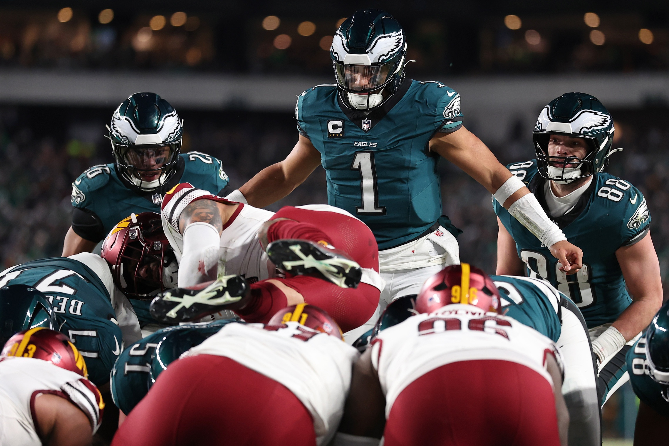 Super Bowl first touchdown scored prop predictions Jalen Hurts Philadelphia Eagles