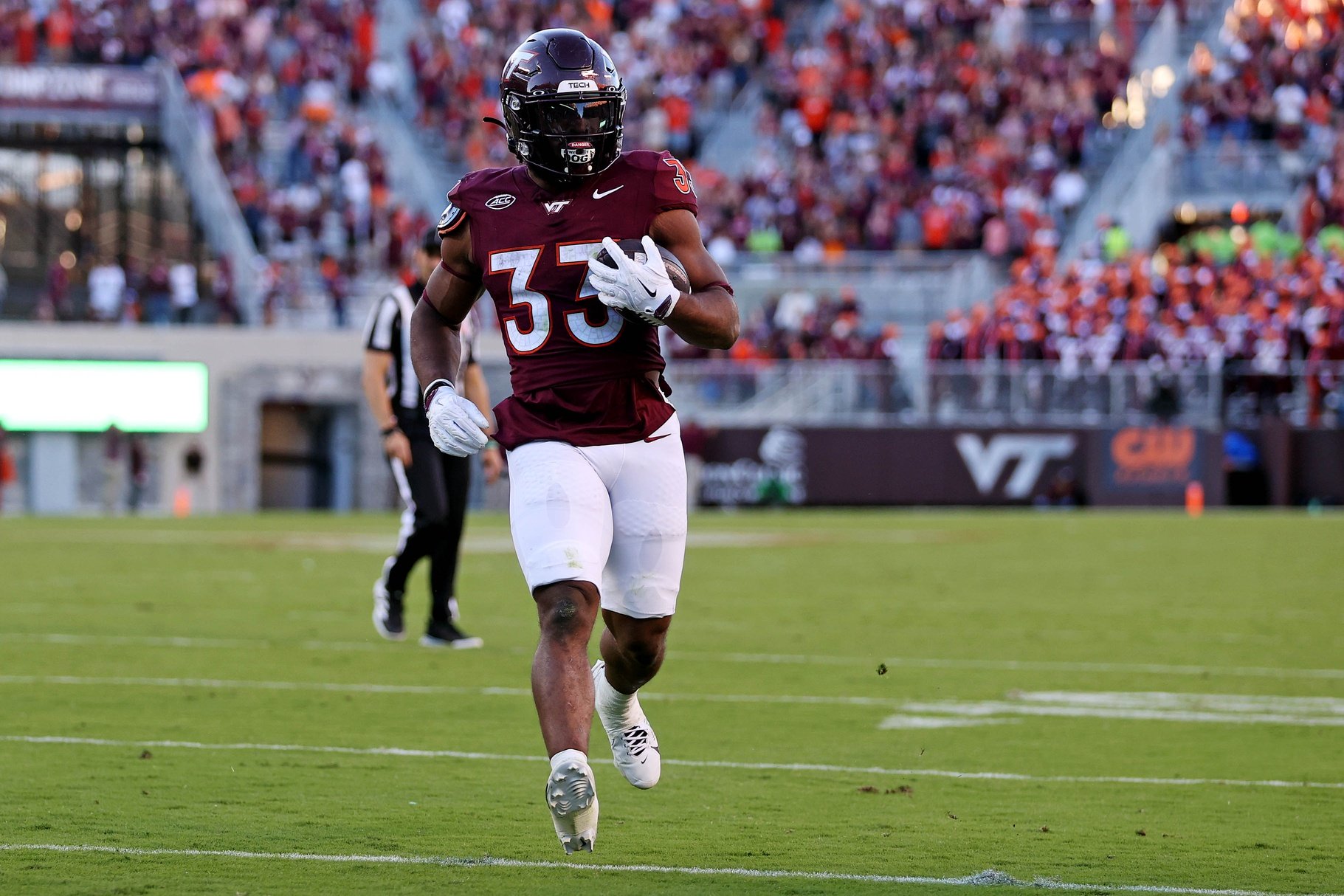 college football picks Bhayshul Tuten Virginia Tech Hokies predictions best bet odds