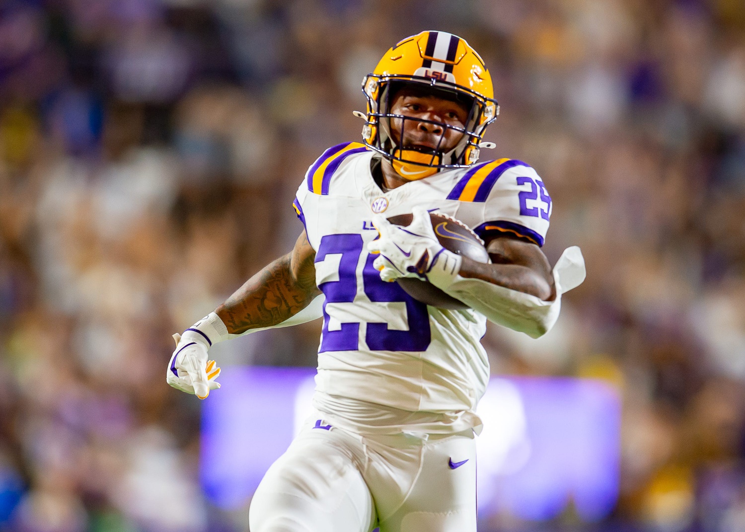 college football picks Caden Durham LSU Tigers predictions best bet odds