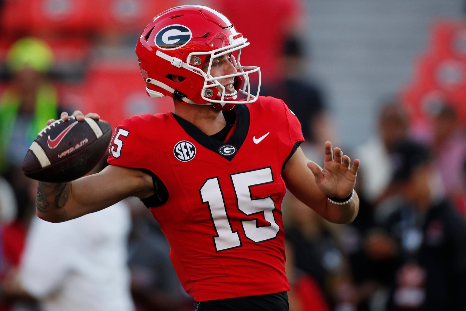 college football picks Carson Beck Georgia Bulldogs predictions best bet odds