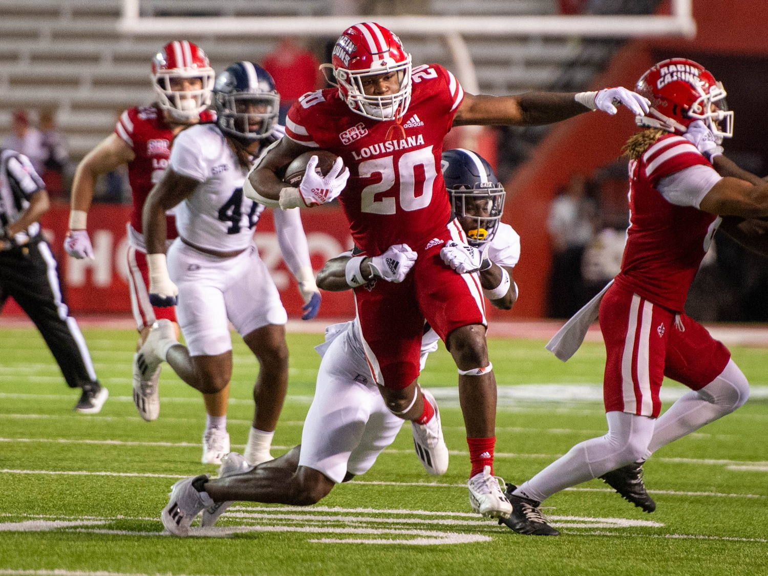 college football picks Dre'lyn Washington Louisiana Ragin' Cajuns predictions best bet odds