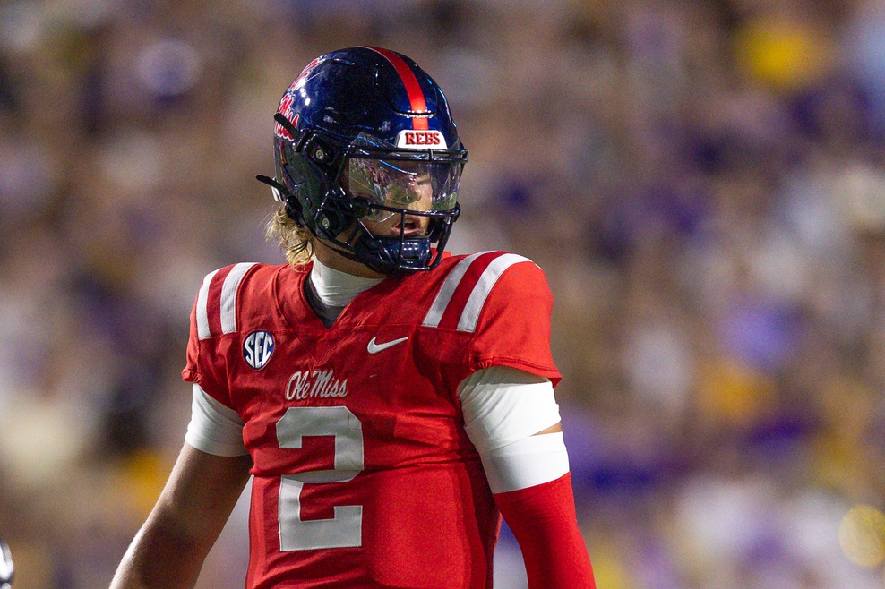 college football picks Jaxson Dart Ole Miss Rebels predictions best bet odds