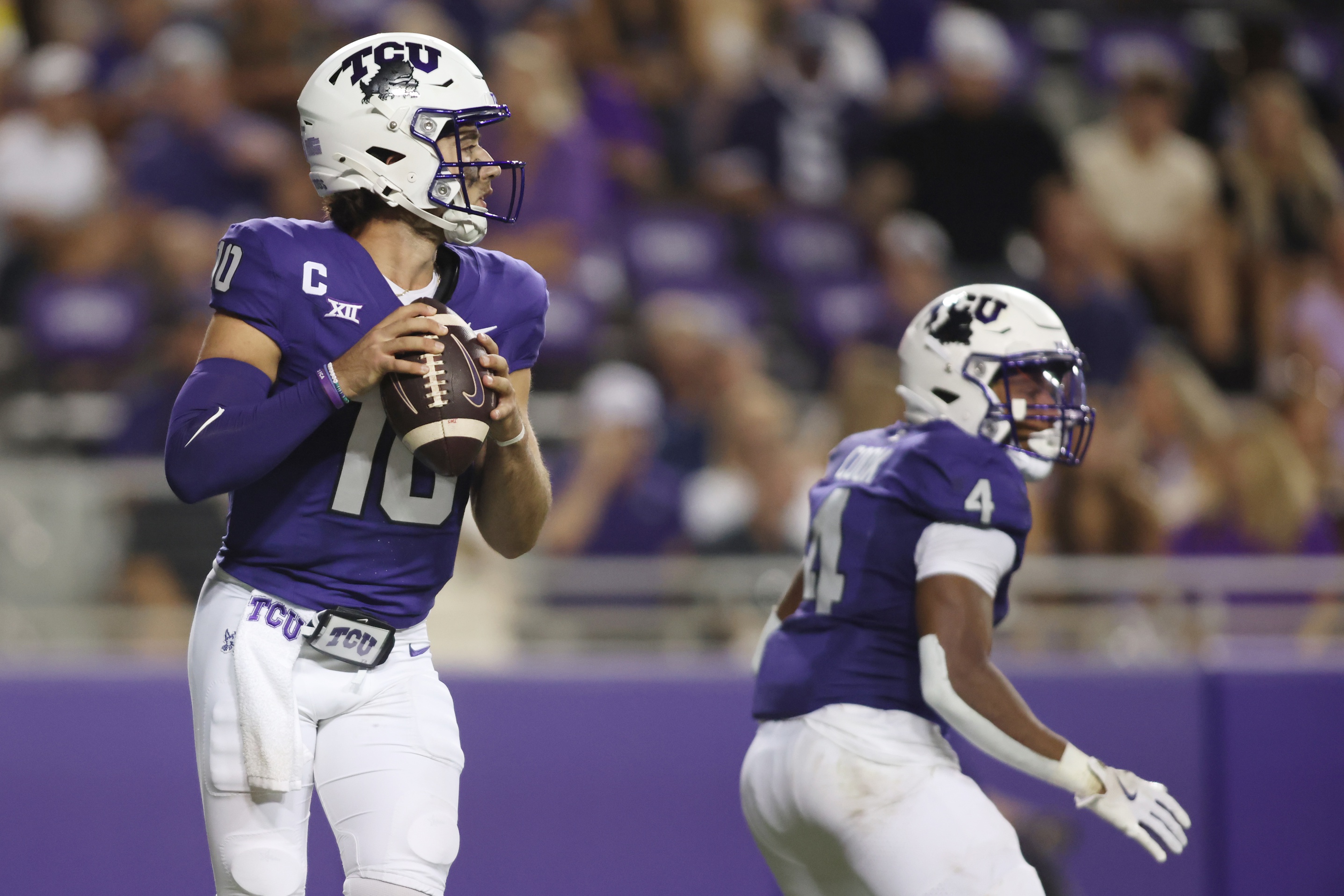 college football picks Josh Hoover TCU Horned Frogs predictions best bet odds