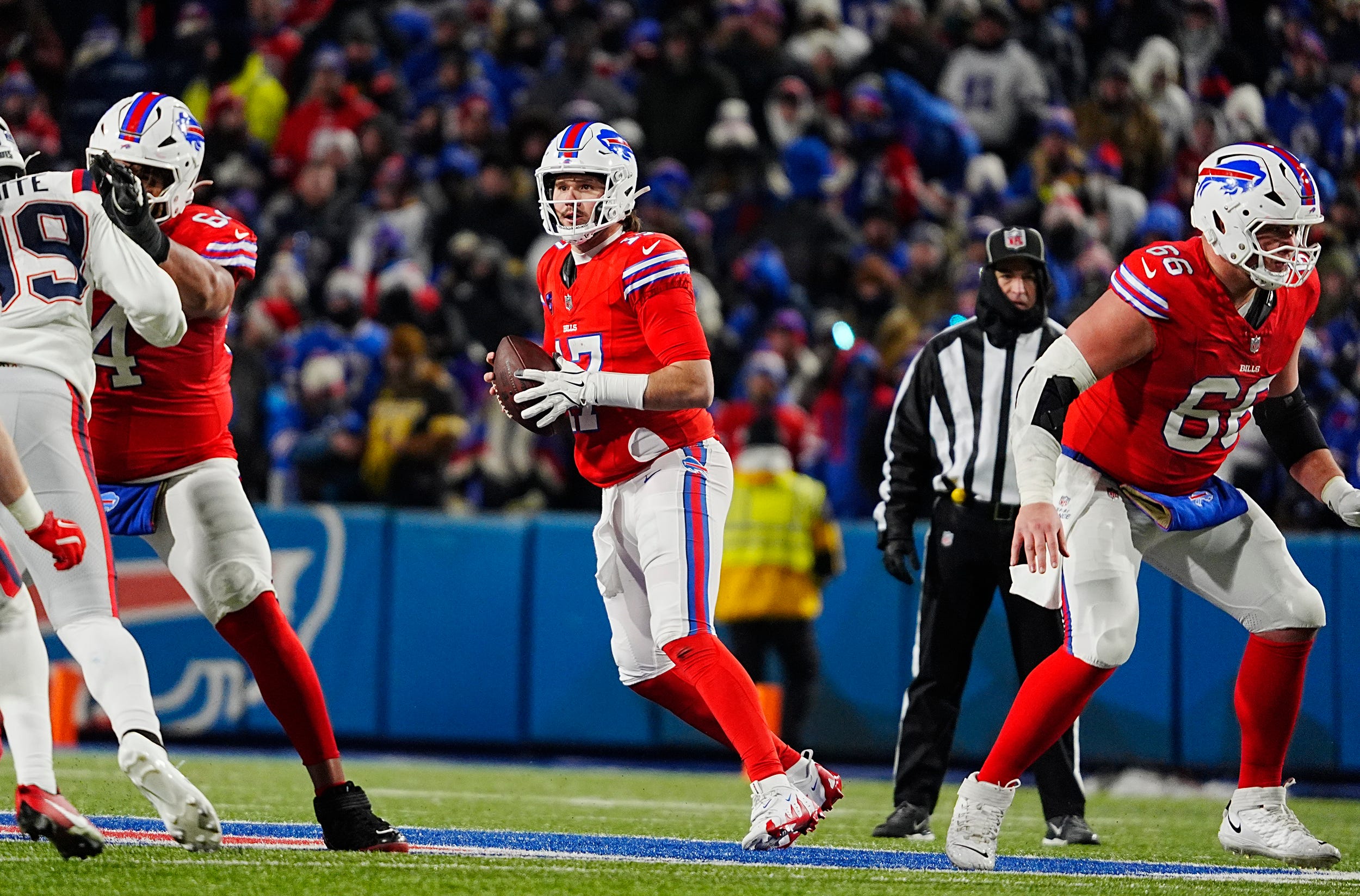 NFL confidence pool picks Week 17 Josh Allen Buffalo Bills