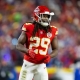 Betting the Super Bowl over under Kareem Hunt Kansas City Chiefs