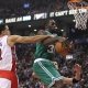 Brandon Bass (C) of Boston Celtics